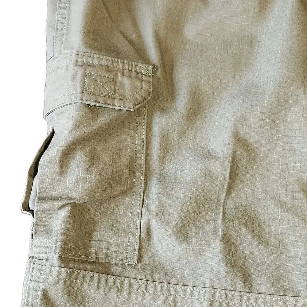 Propper Pants Mens 44x32 Green Tactical Double Knee Ripstop Teflon Cargo